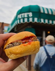 food petes pete's hamburger summer